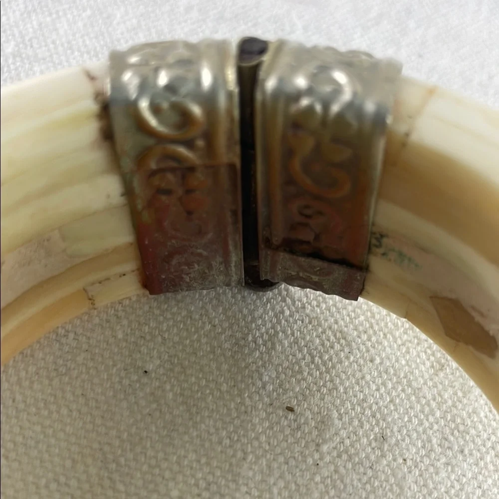 Vintage Tibetan Tribal Bone Bracelet